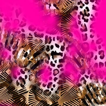 Colorful abstract pattern for textile and design Illustrazione stock