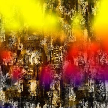 Colorful abstract pattern for textile and design Illustrazione stock