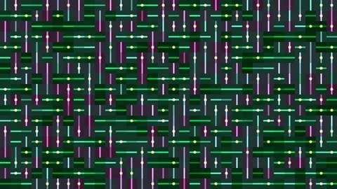 Colorful abstract pattern with vertical and horizontal Stock Footage 338182471