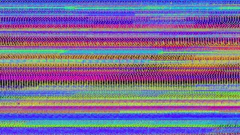 Colorful abstract pattern with vibrant horizontal stripes creates an Stock Illustration