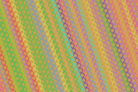 Colorful abstract pattern with vibrant wavy lines and shapes Stock Photos