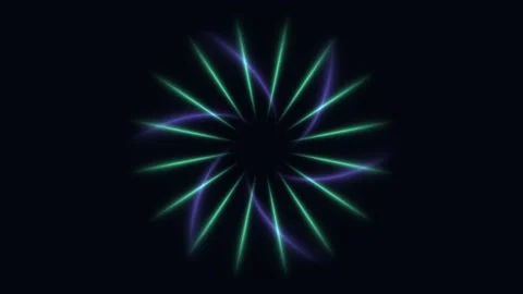 Colorful abstract pattern for VJ loop and motion background Stock Footage 340594505
