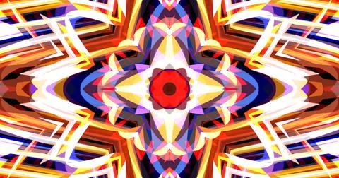 Colorful Abstract Pattern Warped Pixel Digital Art イラスト素材