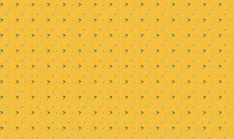 Colorful abstract pattern with yellow background and green shapes Stock Illustration