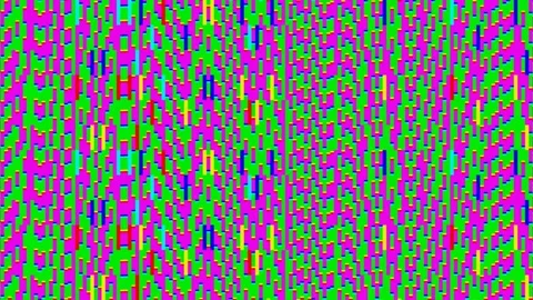 Colorful abstract pattern with zigzag design in bright hues Stock Footage 338025990