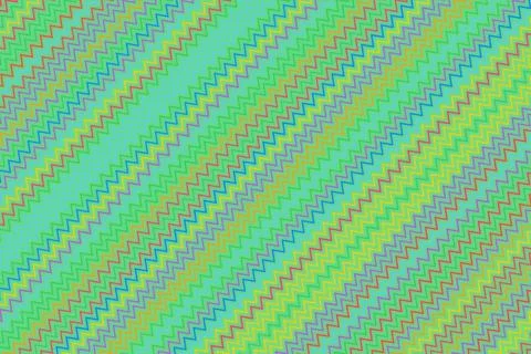 Colorful abstract pattern with zigzag lines in green blue Stock Photos