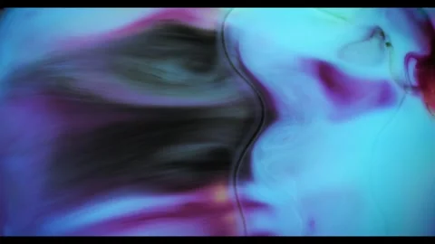 Colorful abstract patterns create visual movement and flow Video stock 320417492