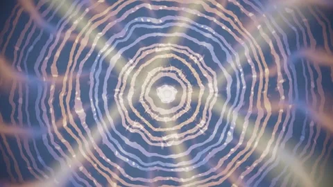 Colorful abstract patterns create visual movement and depth Stock Footage 337375910