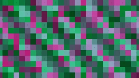 Colorful abstract patterns in green and pink tones Stock Footage 338033653