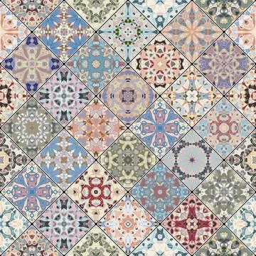 Colorful abstract patterns Stock Illustration