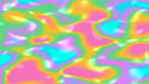 Colorful Abstract Patterns Moving in Bright Shimmering Waves Stock Footage 327944546