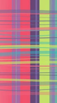 Colorful abstract pixelated grid pattern with overlapping blocks in pink, p.. Stock-Illustration