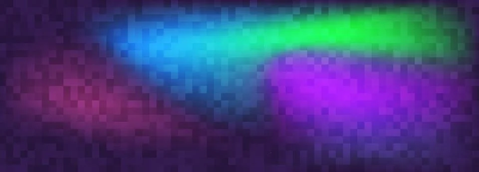 Colorful abstract pixelated light background. Vibrant abstract banner design Stock Illustration