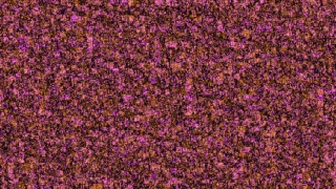 Colorful Abstract Pixelated Square Box Floating Screen Saver Loop II Stock Footage 243700720