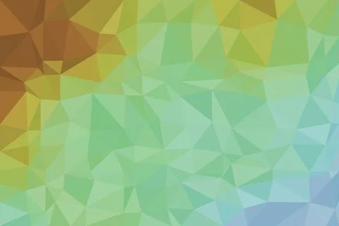 Colorful abstract polygon background with soft pastel shades Stock Illustration