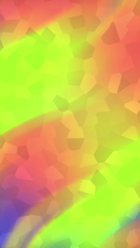 Colorful Abstract Polygonal Background with Bright Vibrant Gradient Stock Footage 310324345