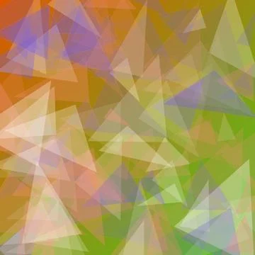 Colorful Abstract Polygonal Background with Overlapping Geometric Triangle .. Stock-Illustration