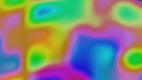 Colorful abstract psychedelic pattern. 2d animation Stock Footage 346281649