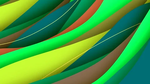 Colorful Abstract Rainbow Wave Background	 Stock Footage 273983552