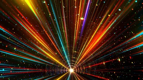 Colorful Abstract Rays Stage Background Multicolor 4K Colorful Lights Laser Beam Stock-Footage 116126643