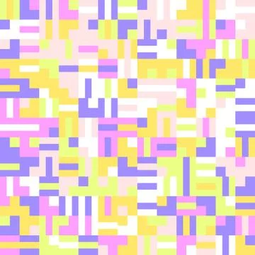 Colorful abstract rectangular mosaic pattern background design Stock Illustration