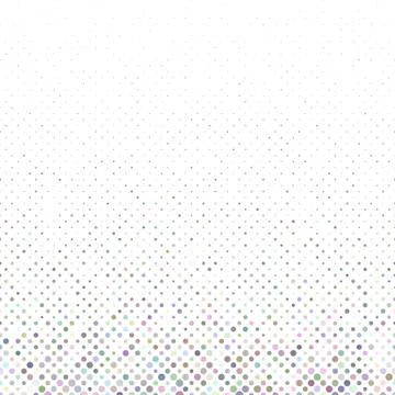 Colorful abstract repeating dot pattern Stock Illustration