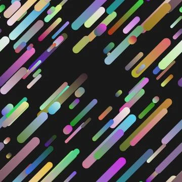 Colorful abstract repeating gradient diagonal stripe background pattern Stock Illustration