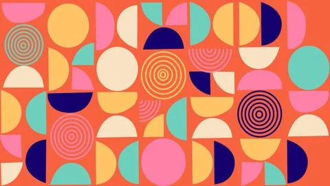 Colorful abstract retro background 스톡 일러스트