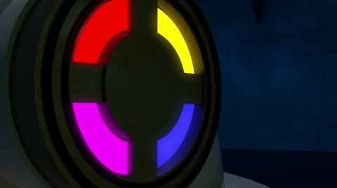 Colorful Abstract Robot Animation 1 Stock Footage 45938792