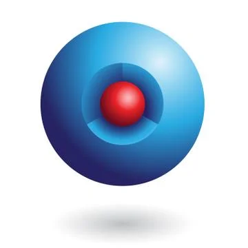 Colorful Abstract Round Icon Stock Illustration