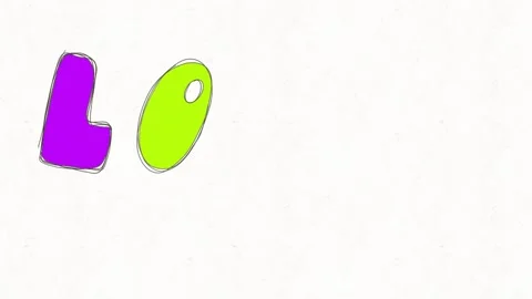 Colorful Abstract Scribble Motion 스톡 동영상 333858173