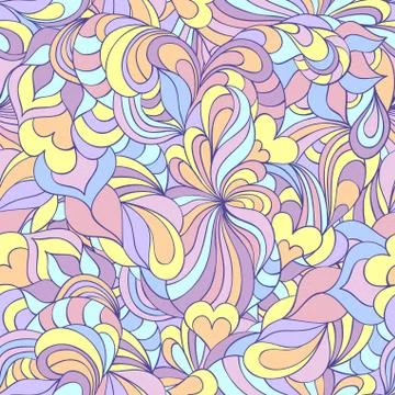 Colorful  abstract seamless pattern Stock Illustration