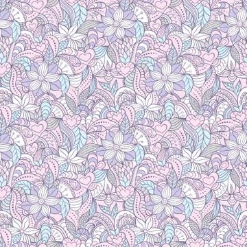 Colorful abstract seamless pattern Stock Illustration