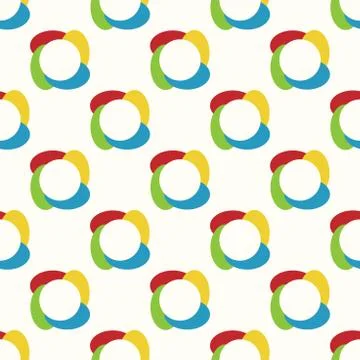 Colorful abstract seamless pattern Stock Illustration