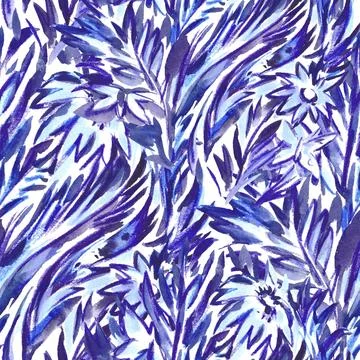 Colorful abstract seamless pattern for textile and fabric. Illustrazione stock