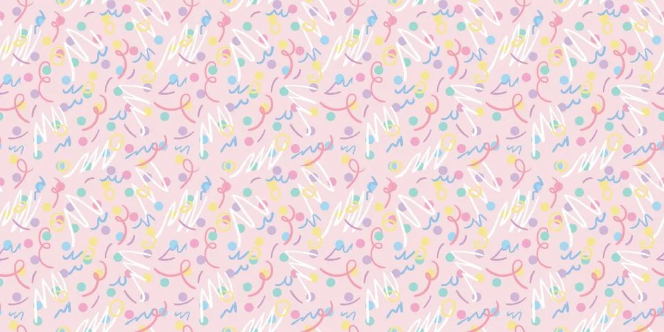 Colorful abstract seamless repeat pattern background Stock Illustration