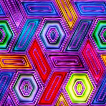 Colorful abstract  seamless texture Stock Illustration