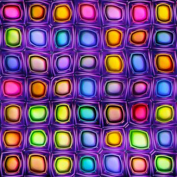 Colorful abstract seamless texture Stock Illustration