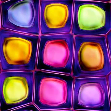 Colorful abstract seamless texture Stock Illustration