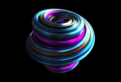 Colorful abstract shape Stock Illustration