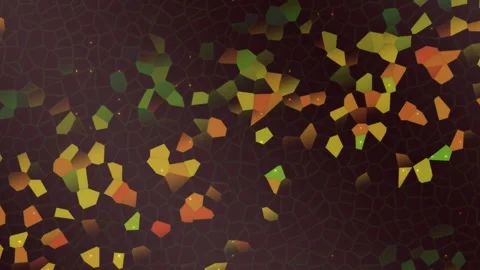 Colorful abstract shapes create a dynamic background design Stock Footage 338331932