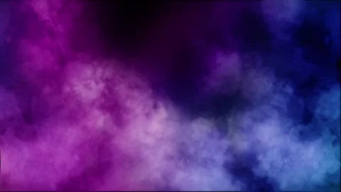 Colorful Abstract Smoke Cloud Background Soft flowing smoke clouds blending purp Stock Footage 342783148