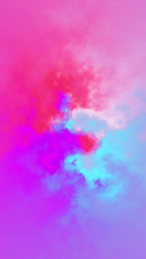 Colorful Abstract Smoke Clouds Vertical Background Loop Stock Footage 345635147