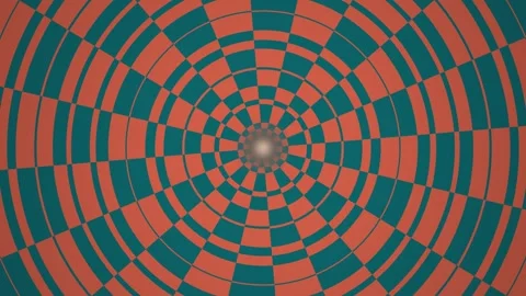 Colorful abstract spiral pattern viewed from the center Stock Footage 339515613