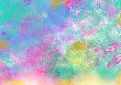 Colorful abstract splatter background Stock Illustration