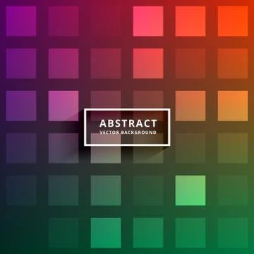Colorful abstract squared tiles background Stock Illustration