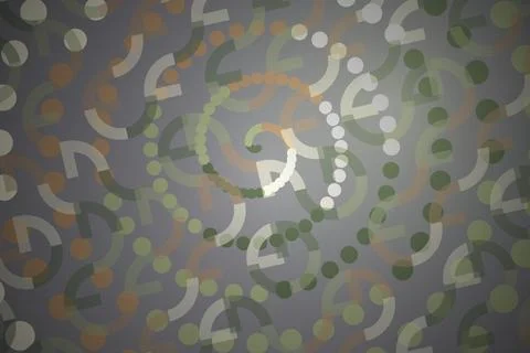 Colorful abstract swirl pattern with circular shapes Stock Illustration