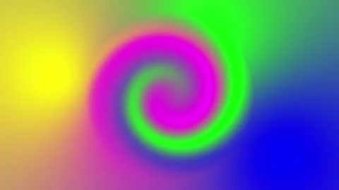 Colorful abstract swirl vortex motion background with vibrant gradient colors Stock Footage 342465673