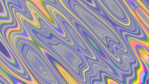 Colorful Abstract Swirling Pattern with Vibrant and Wavy Lines Stock Illustration