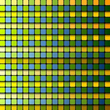 Colorful abstract tech squares vector background 스톡 일러스트